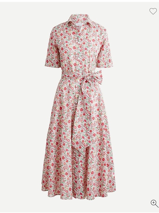 J. Crew Dresses & Skirts - J Crew Belted floral shirt dress in Liberty Danjo Floral